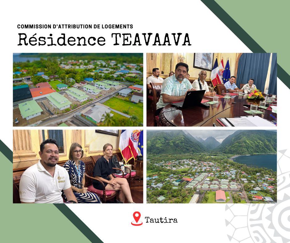 Attribution des logements pour la résidence sociale Teavaava à Tautira